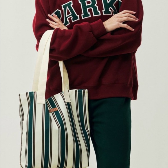 Parke Handbags - Parke Holiday Striped Tote Bag